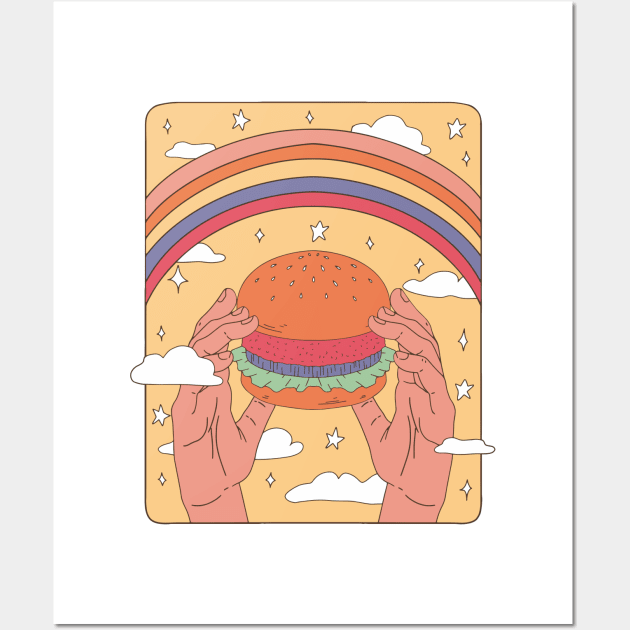 The Hamburger Wall Art by Bruno Pires